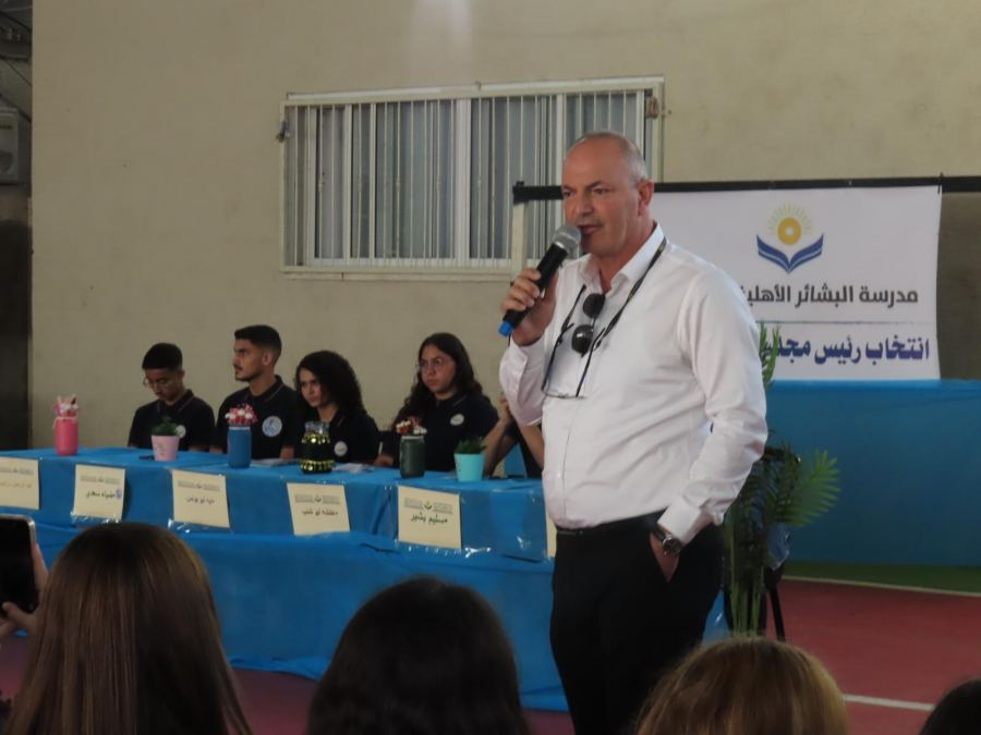 مدرسة البشائر الاهلية للعلوم في سخنين تنظم يوم انتخابات لمجلس الطلاب في المدرسة